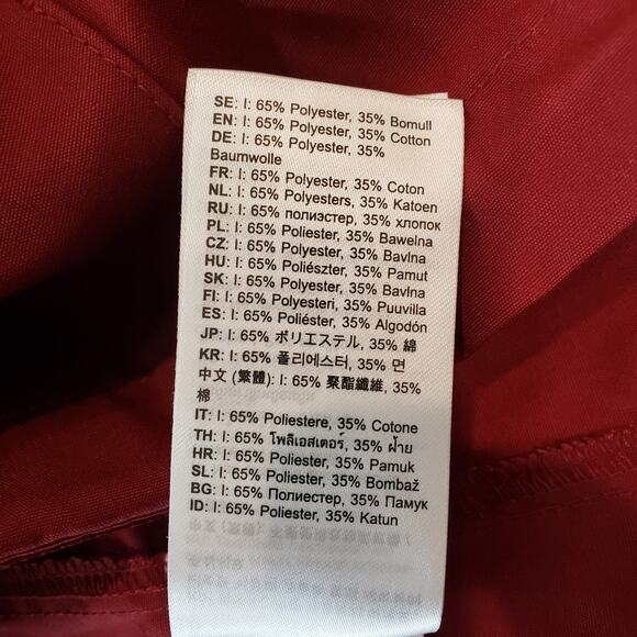 NWT FJALLRAVEN Vardag Anorak Jacket G-1000 Fabric Bordeaux Red Women's Size XL - Picture 9 of 15